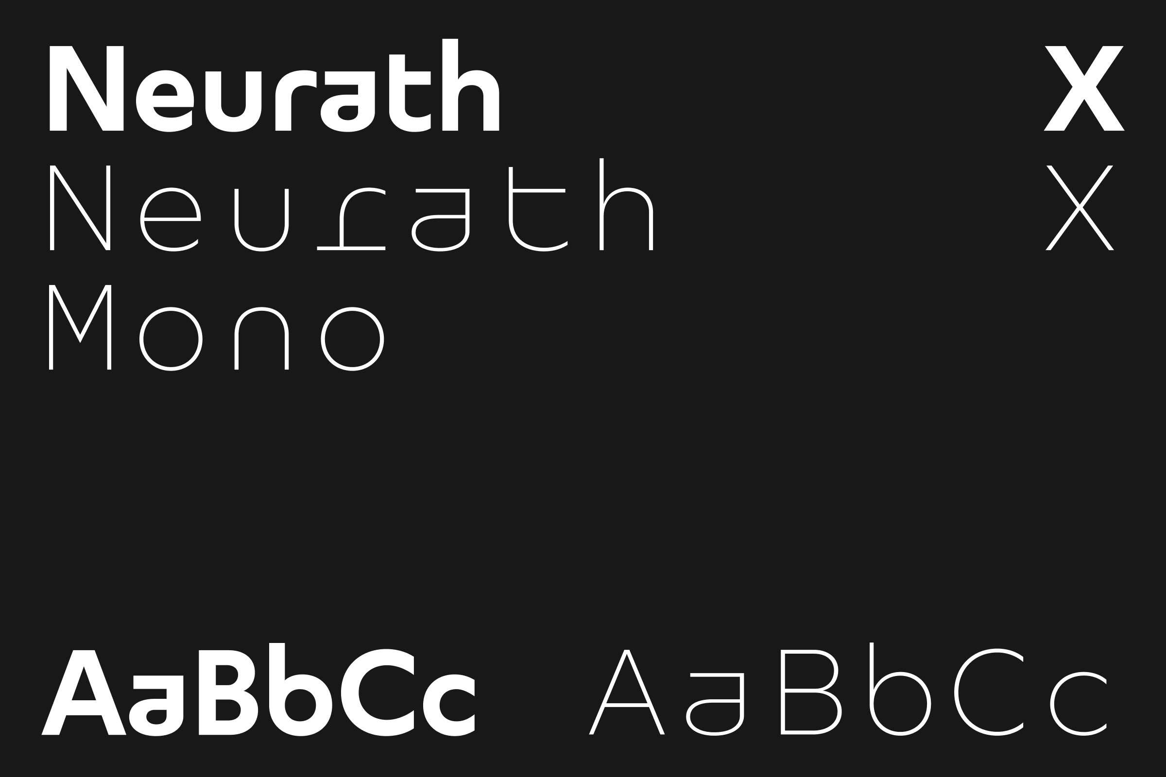Neurath X, a Geometric Typeface Designed for the AI Age 5