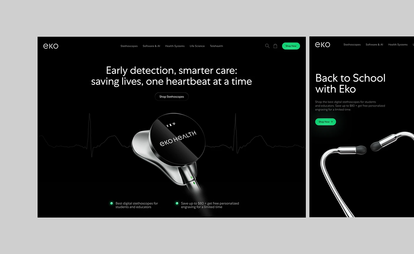Eko Health UX/UI 분석: 의료진의 판단과 환자의 준비를 연결하는 화면 8