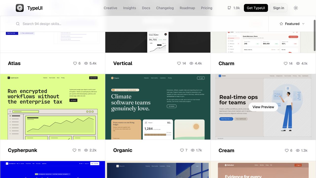 TypeUI Design Skills 1